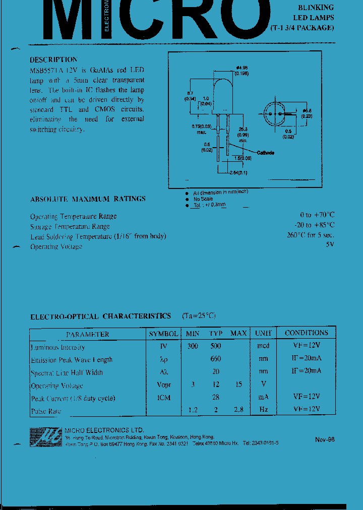 MSB557TA-12V_1284106.PDF Datasheet