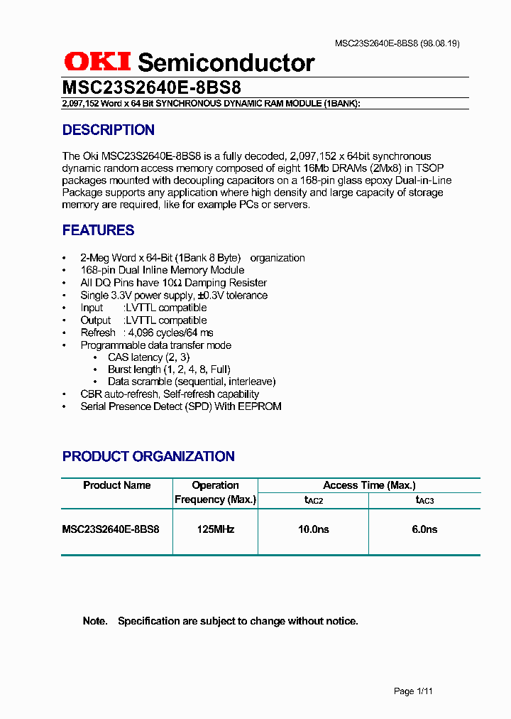 MSC23S2640E-8BS8_1284222.PDF Datasheet