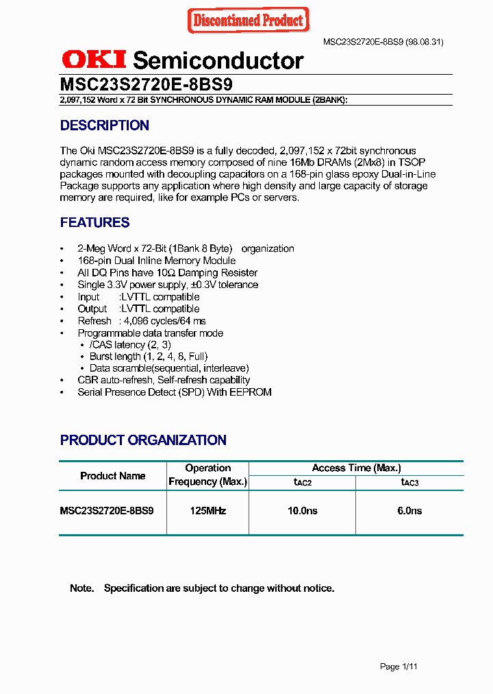 MSC23S2720E-8BS9_1284223.PDF Datasheet
