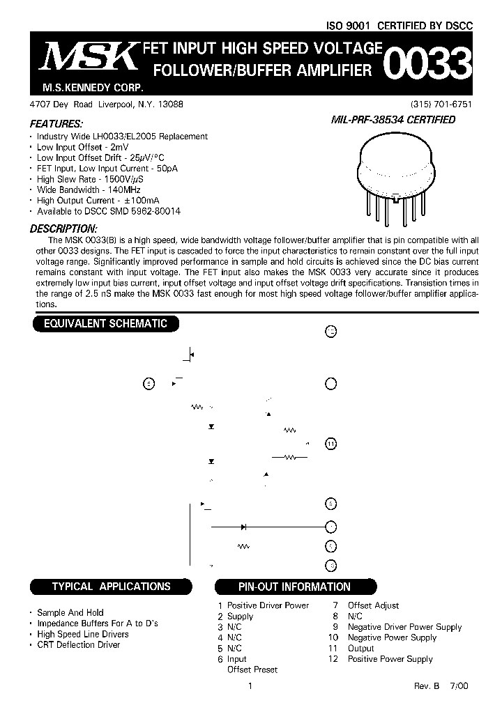 MSK0033B_759210.PDF Datasheet