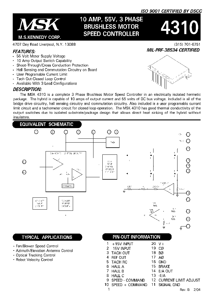 MSK4310U_1284395.PDF Datasheet