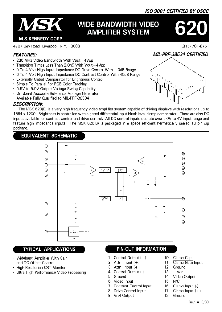 MSK620B_1284465.PDF Datasheet