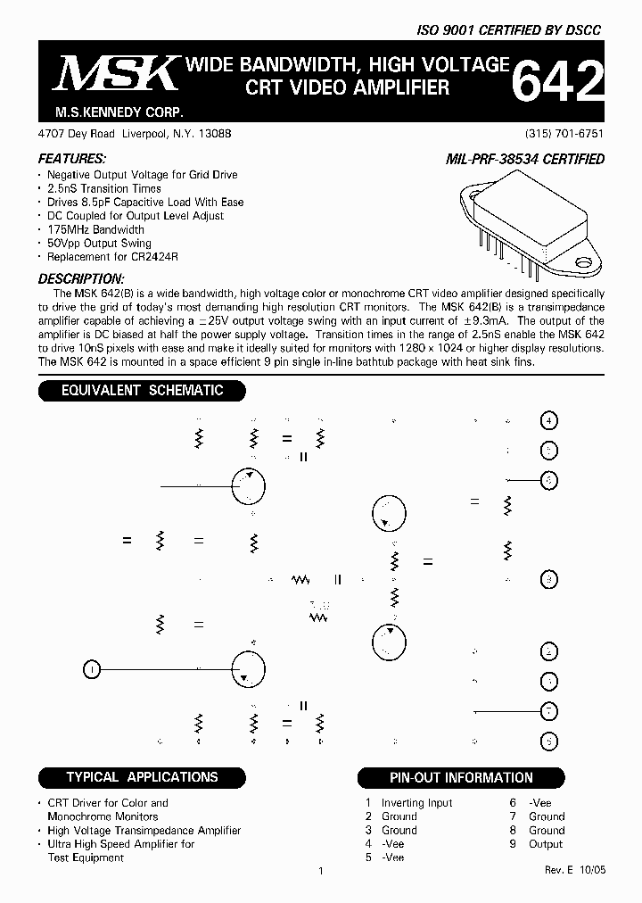 MSK642B_1284468.PDF Datasheet