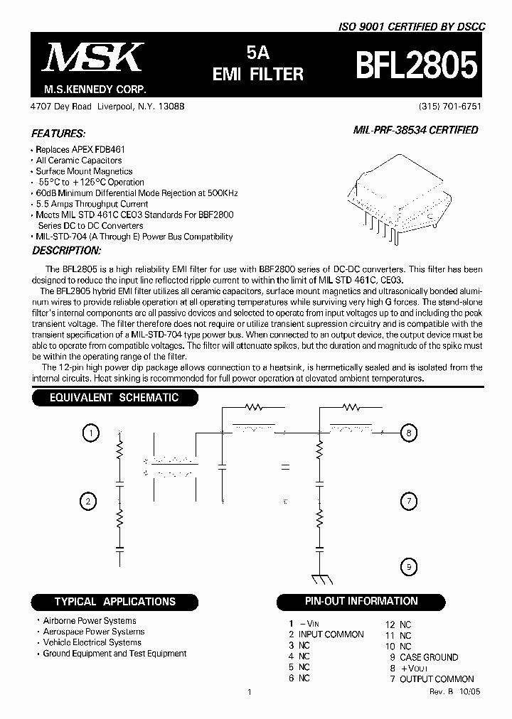 BFL2805_1119575.PDF Datasheet