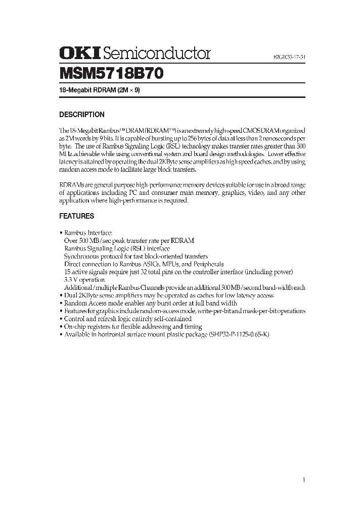 MSM5718B70_1149906.PDF Datasheet