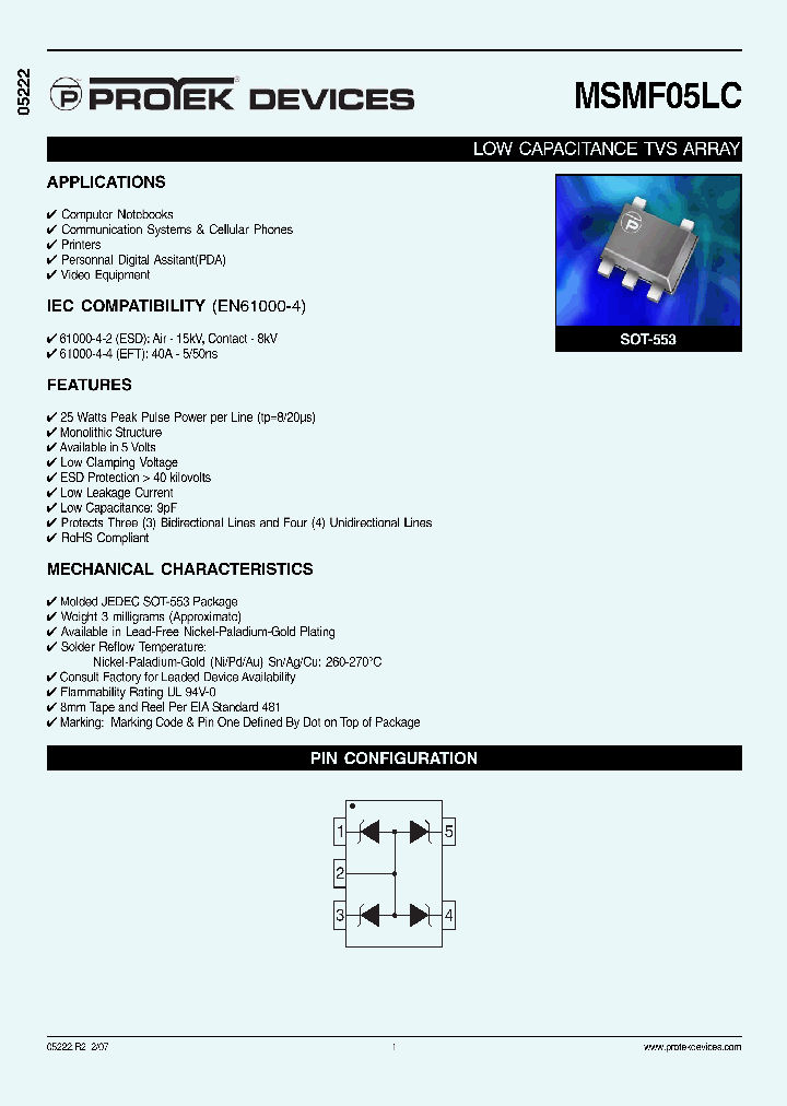 MSMF05LC07_1284841.PDF Datasheet
