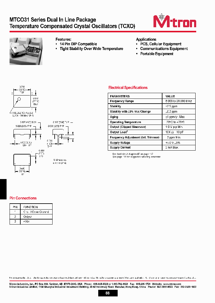 MTCO31_1285608.PDF Datasheet