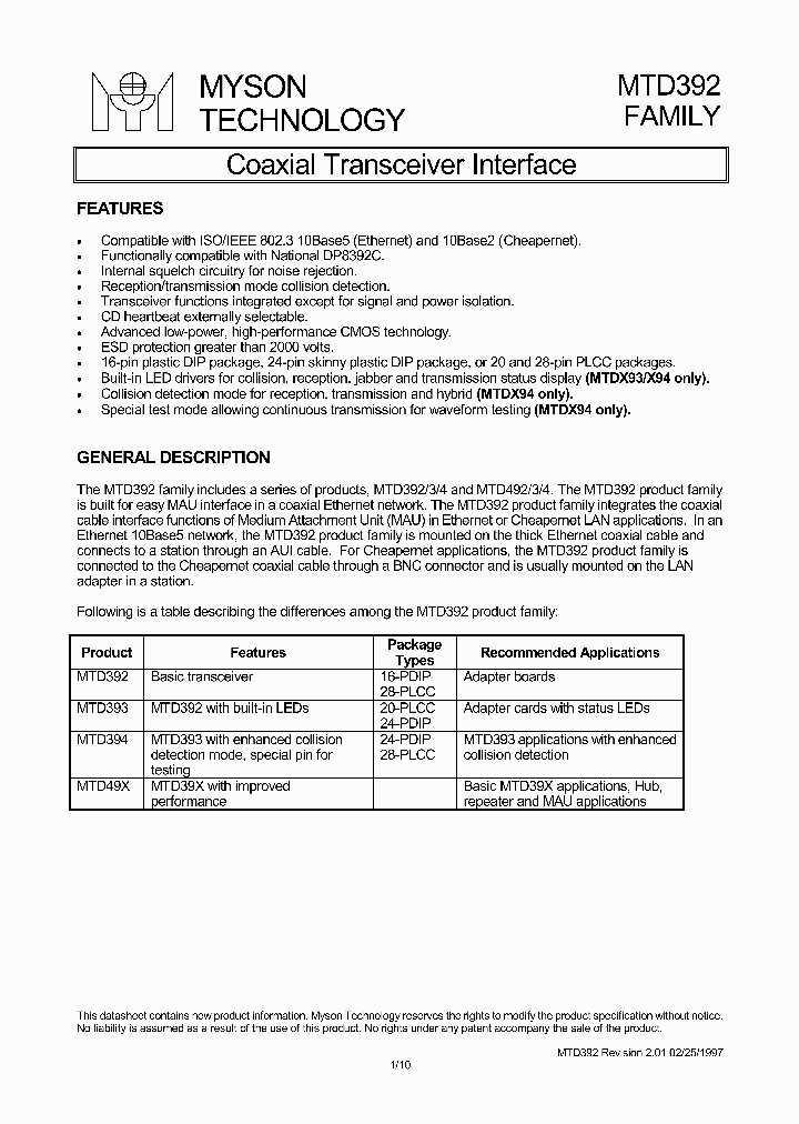MTD394_839073.PDF Datasheet