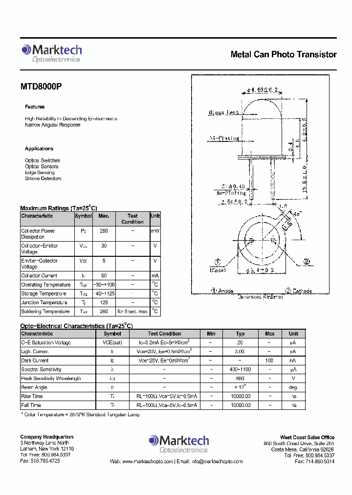 MTD8000P_1142745.PDF Datasheet