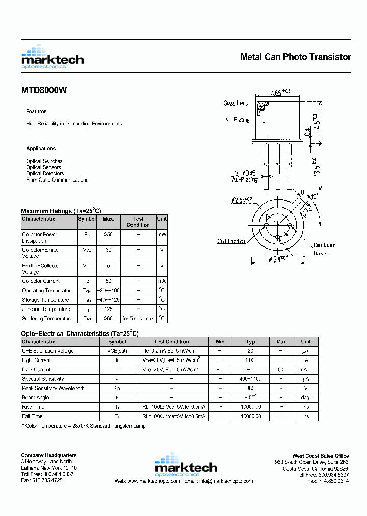 MTD8000W_1142746.PDF Datasheet