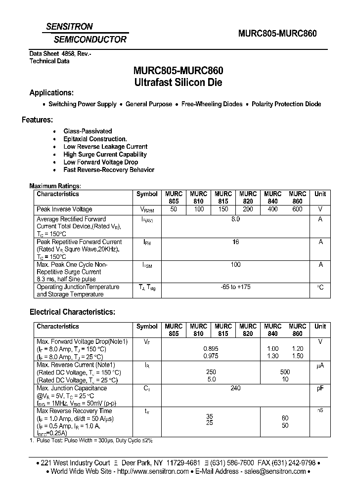 MURC805_666052.PDF Datasheet