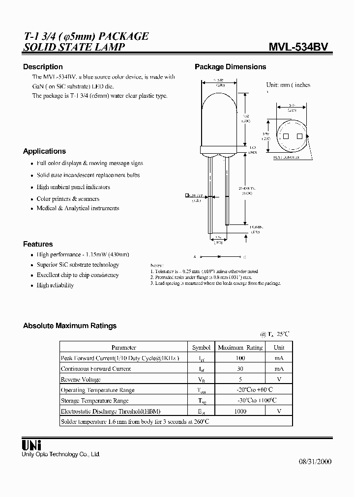 MVL-534BV_1286391.PDF Datasheet