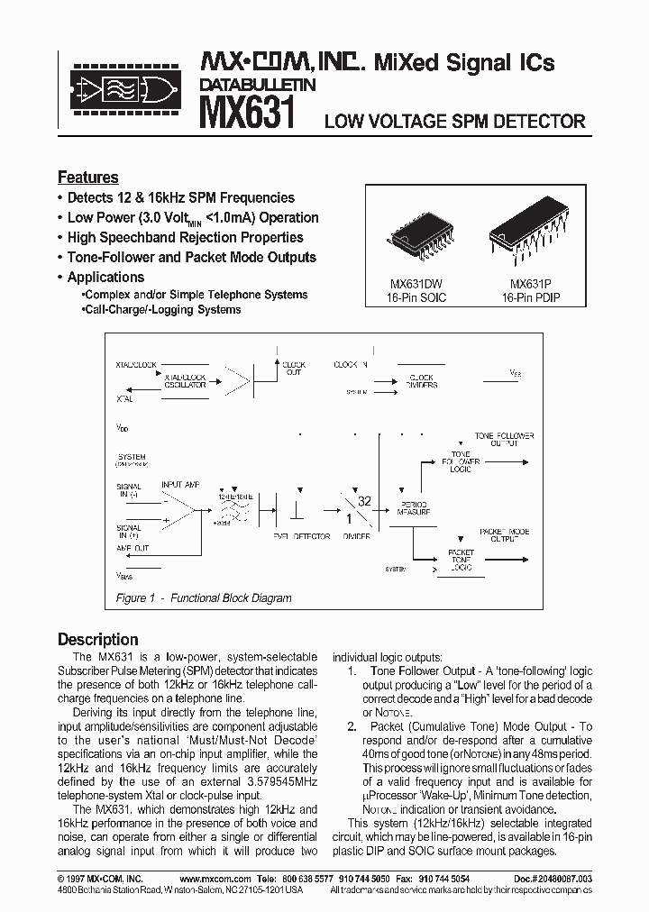 MX631P_1286747.PDF Datasheet