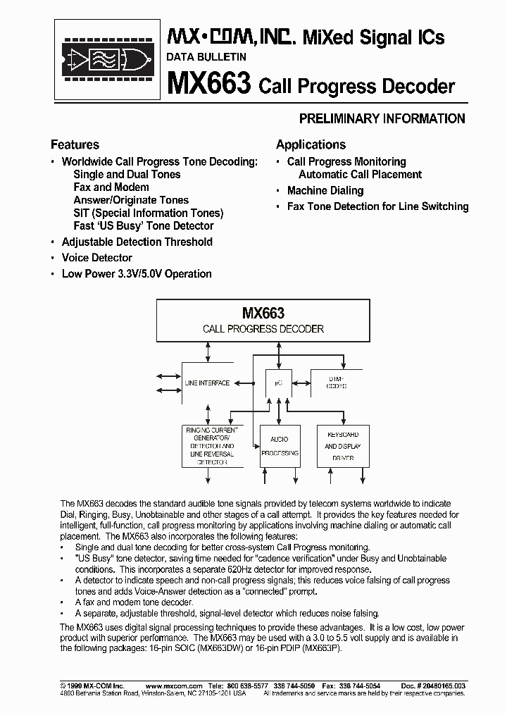 MX663_1286753.PDF Datasheet