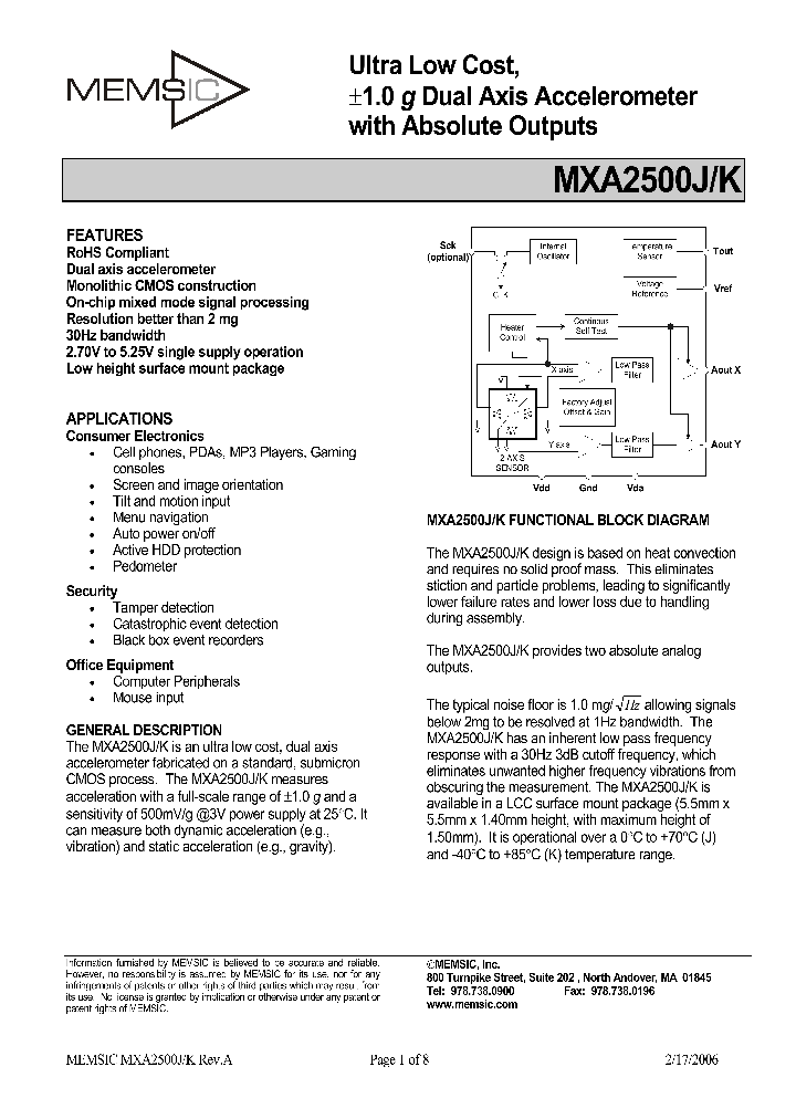 MXA2500KV_1286824.PDF Datasheet