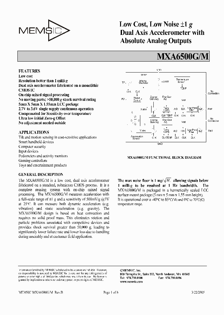 MXA6500MP_1286829.PDF Datasheet