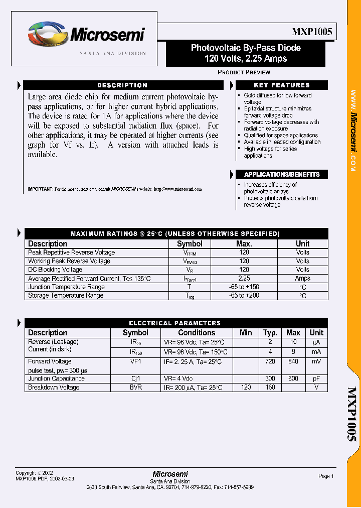 MXP1005_1286870.PDF Datasheet