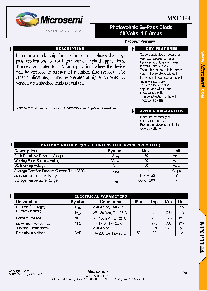 MXP1144_1286882.PDF Datasheet