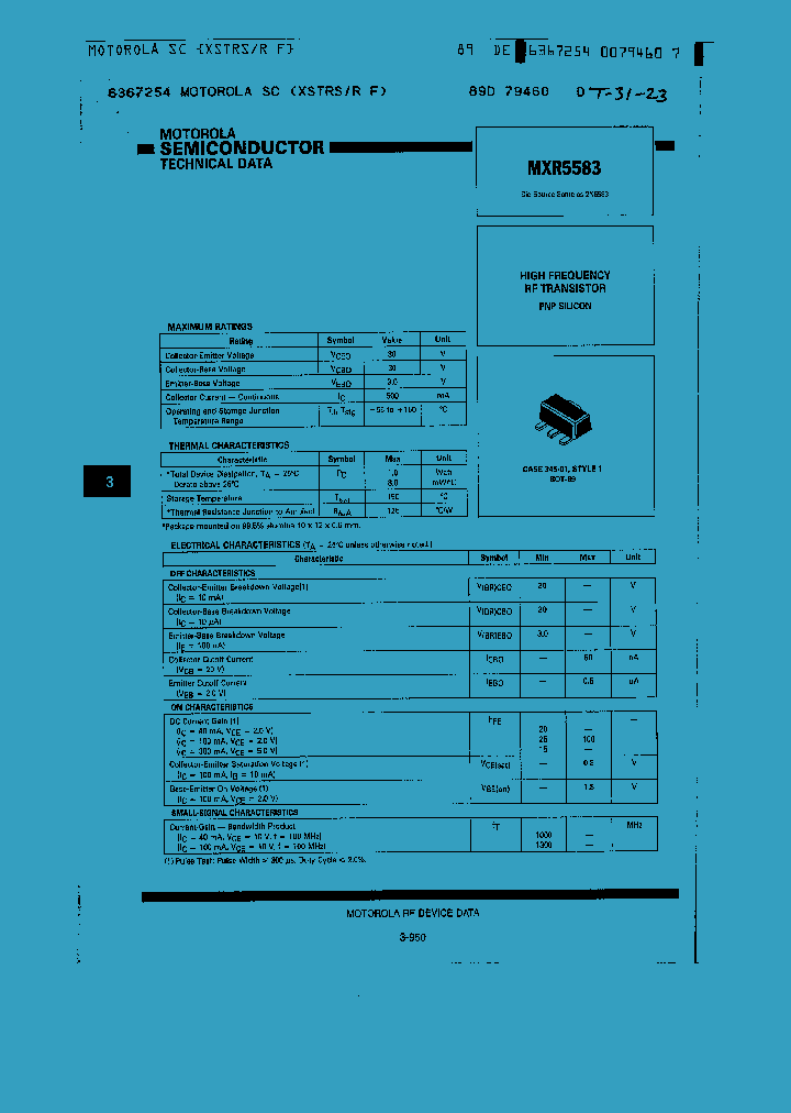 MXR5583_1286901.PDF Datasheet