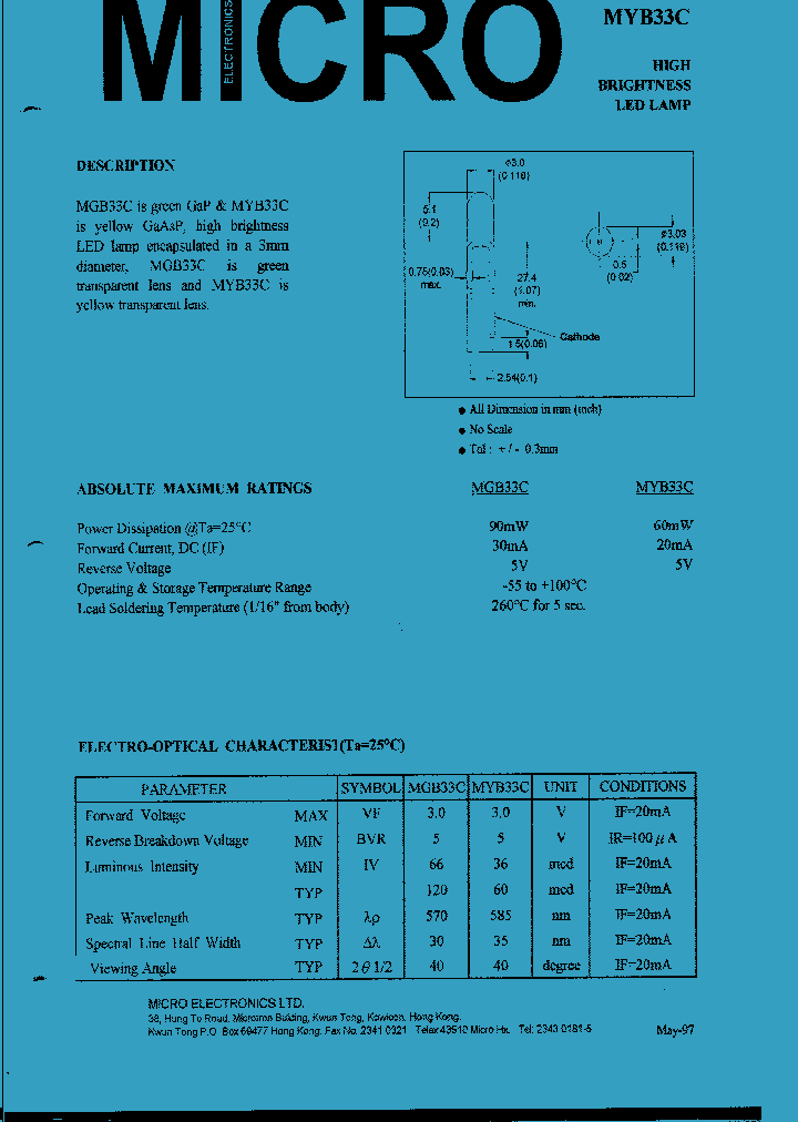 MYB33C_1286957.PDF Datasheet