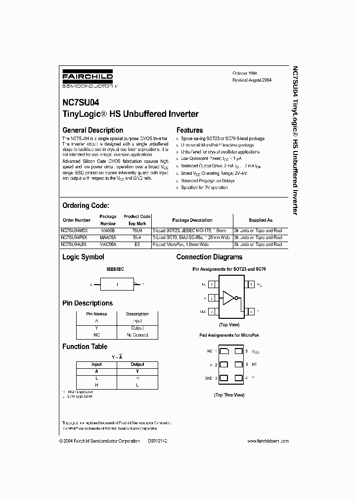 NC7SU0404_1287528.PDF Datasheet