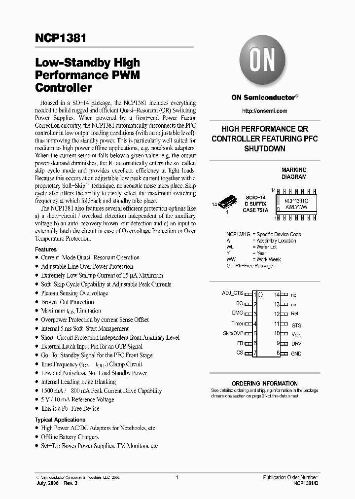NCP1381DR2G_707362.PDF Datasheet
