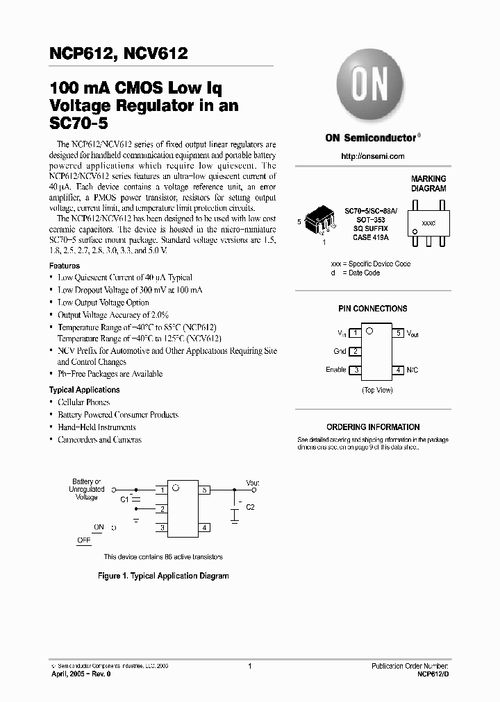 NCV612_1121373.PDF Datasheet