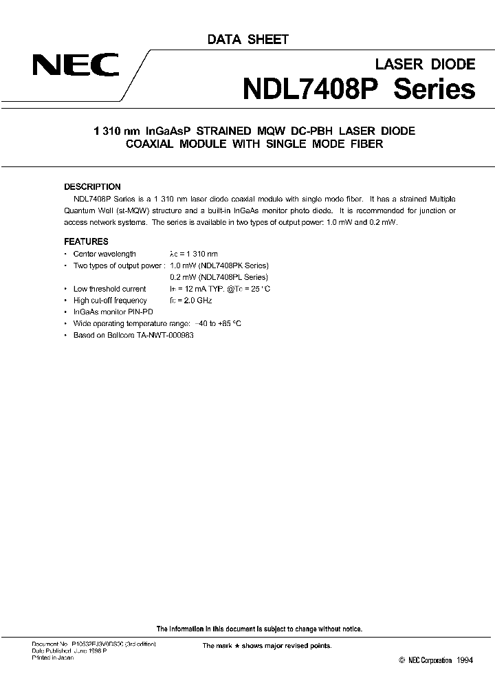 NDL7408PLD_1288100.PDF Datasheet