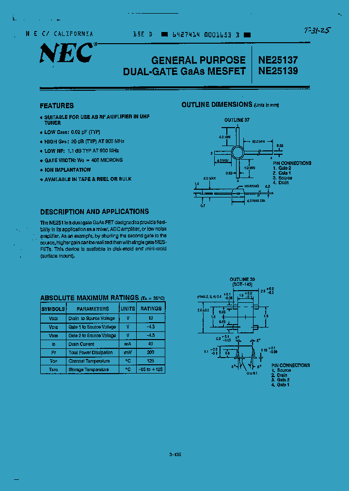 NE25139_1288219.PDF Datasheet