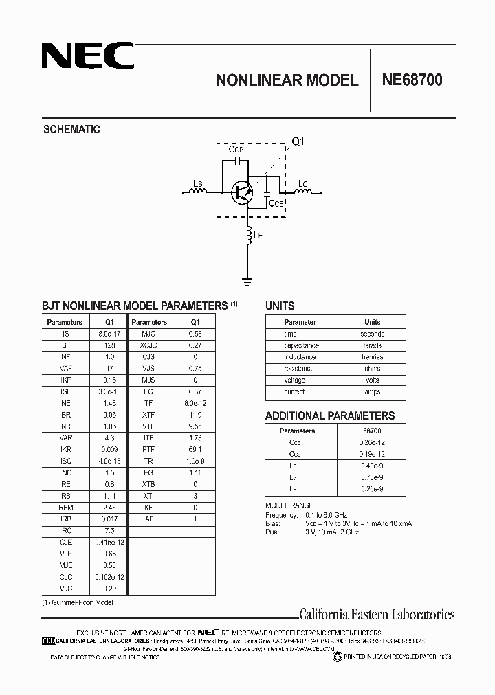 NE68700_1288369.PDF Datasheet
