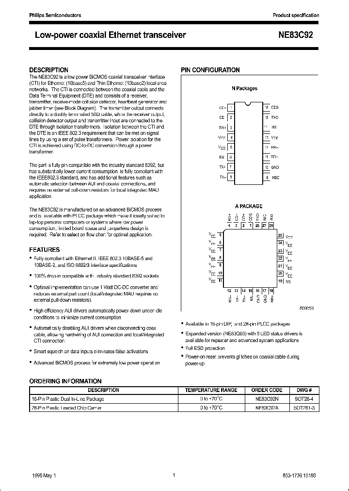 NE83C92_1060315.PDF Datasheet