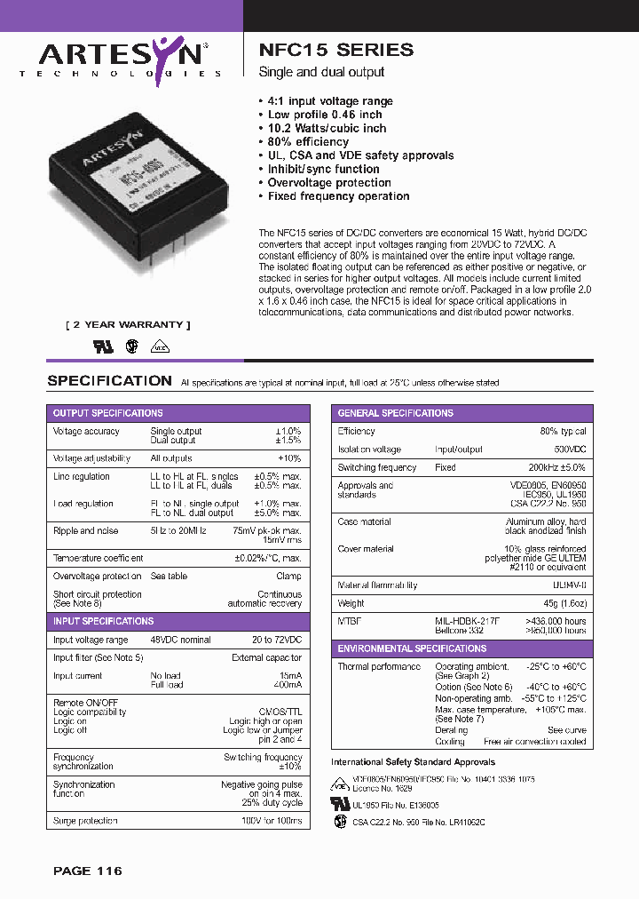NFC15-48S12_1090693.PDF Datasheet