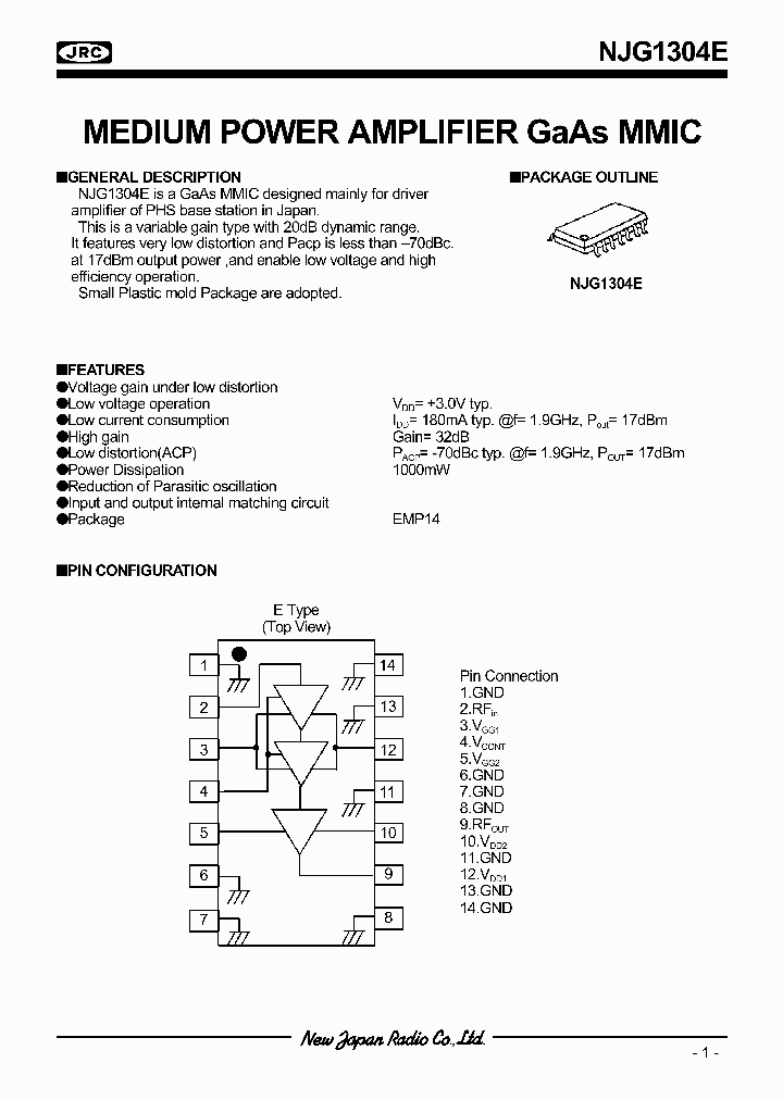 NJG1304E-C4_1288612.PDF Datasheet