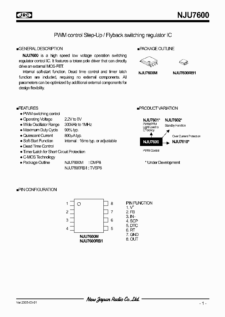 NJU7610_1289213.PDF Datasheet