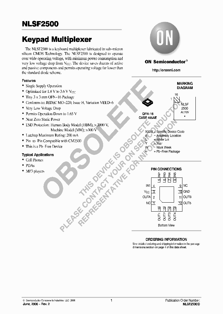 NLSF2500_1119230.PDF Datasheet