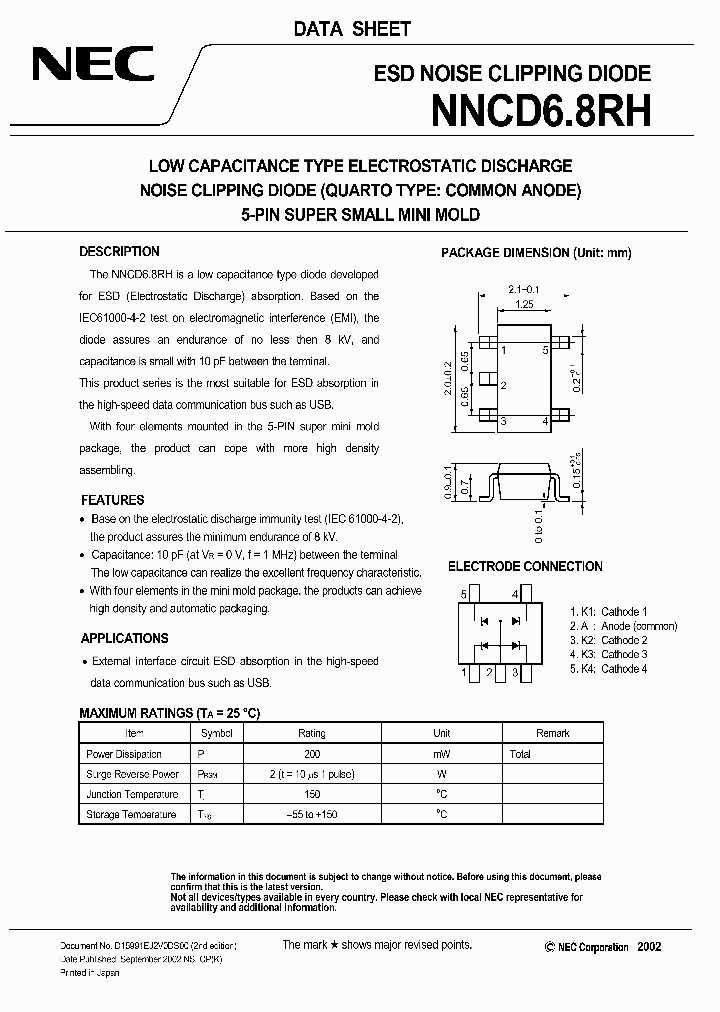 NNCD68RH_1289557.PDF Datasheet