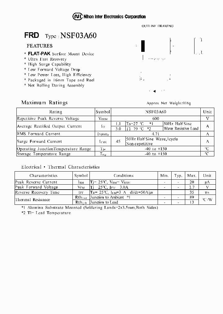 NSF03A60_1289734.PDF Datasheet
