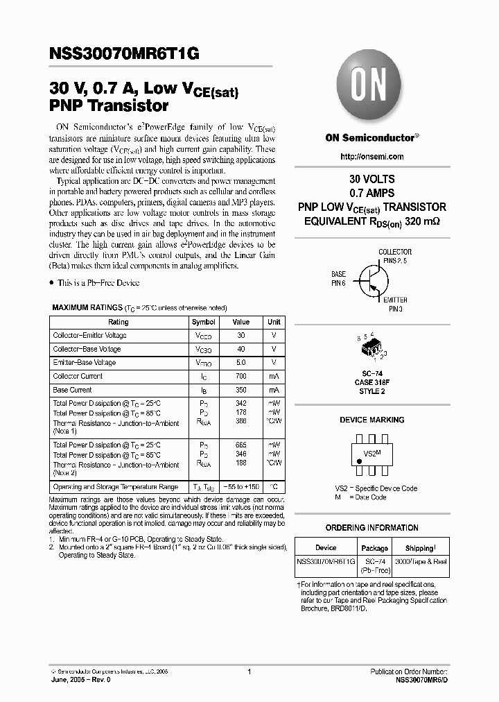 NSS30070MR6T1G_1289805.PDF Datasheet