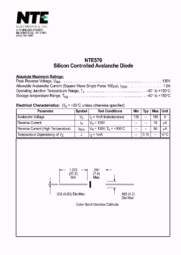 NTE570_1291048.PDF Datasheet