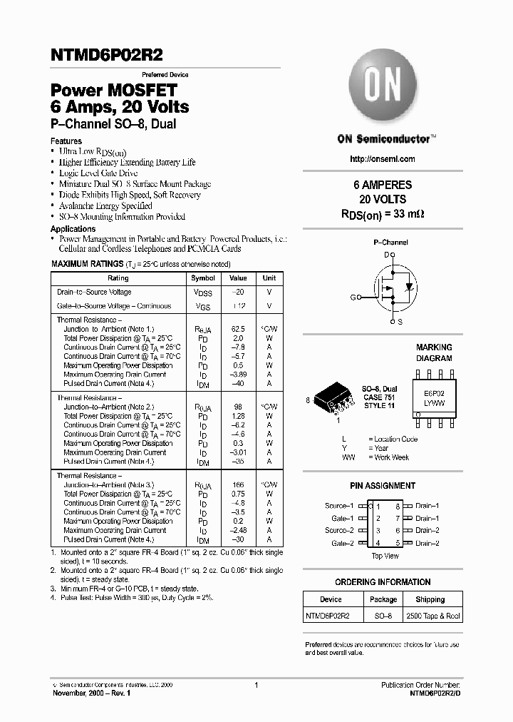 NTMD6P02R2_1291508.PDF Datasheet