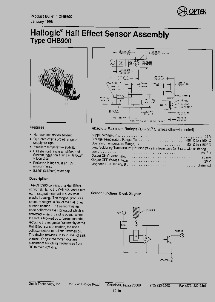 OHB900_1291822.PDF Datasheet