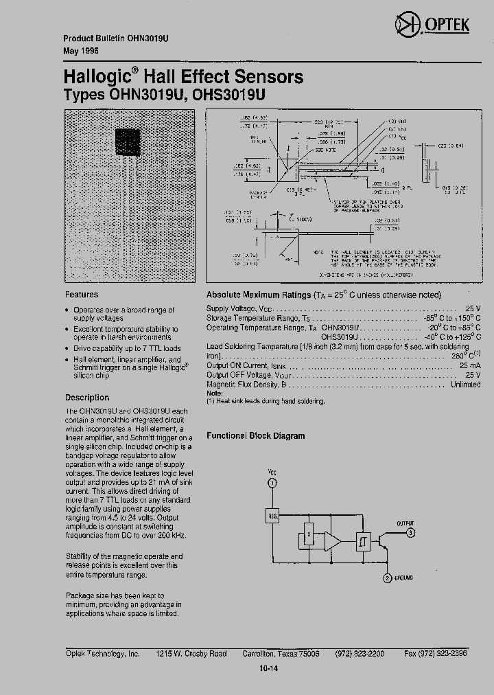 OHS3019U_1076176.PDF Datasheet