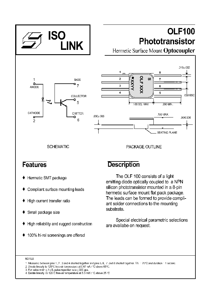OLF100_1291872.PDF Datasheet