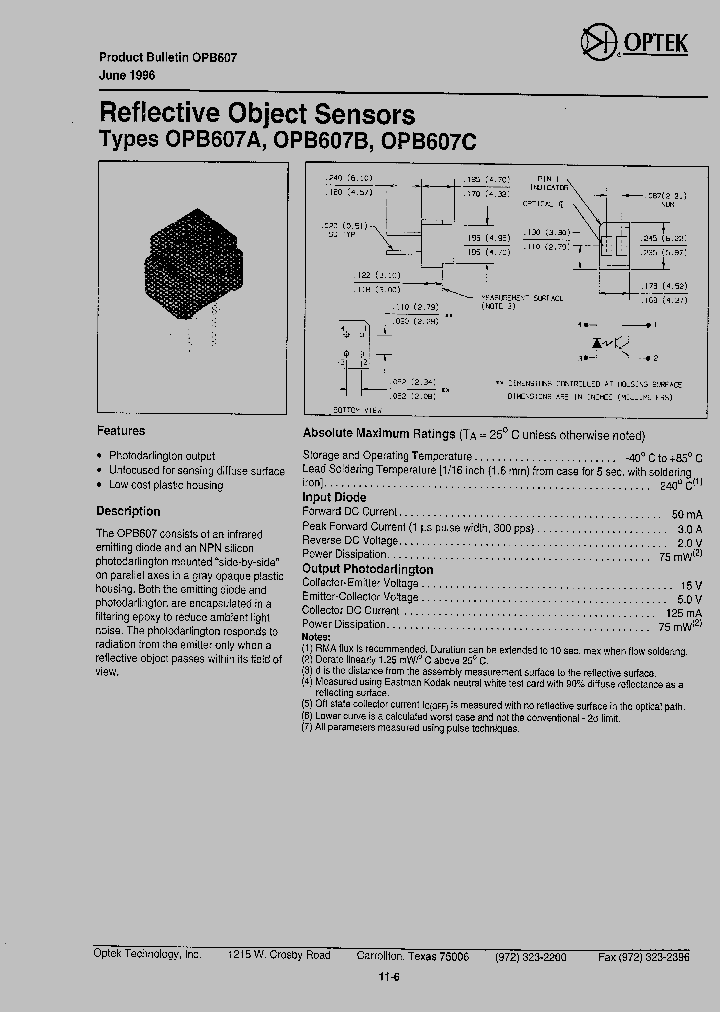 OPB607C_1292347.PDF Datasheet