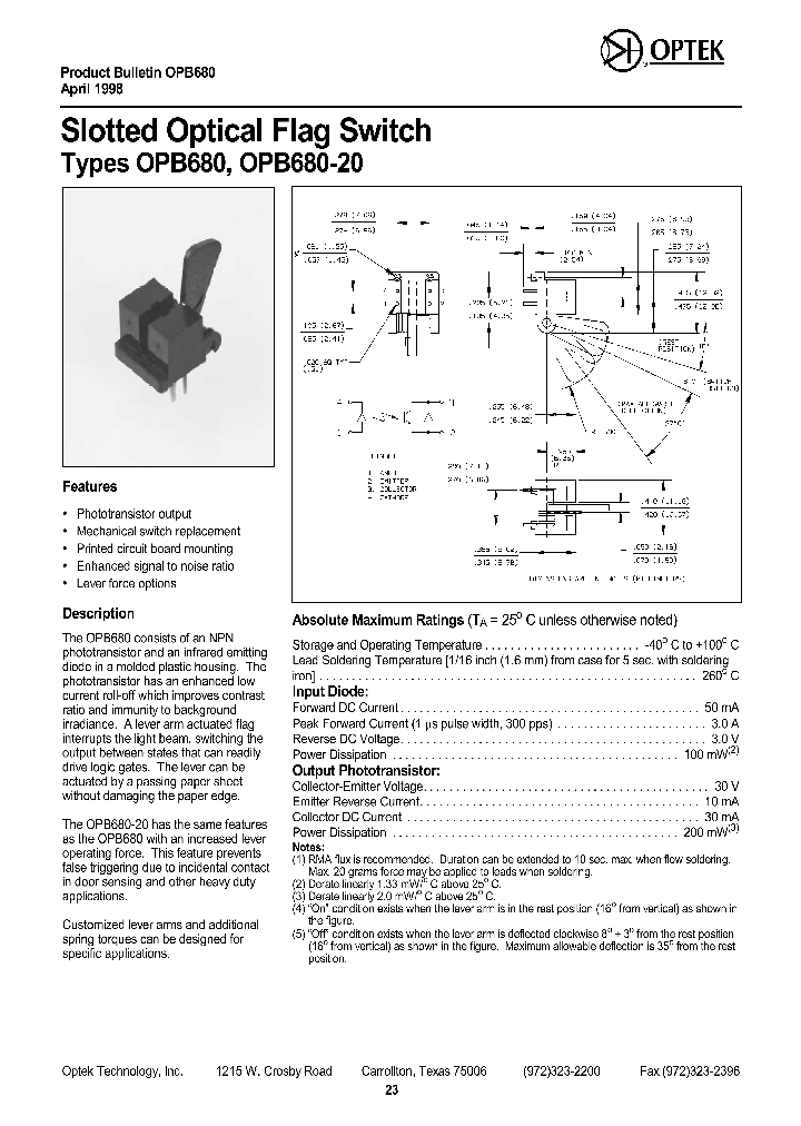 OPB680-20_1292352.PDF Datasheet