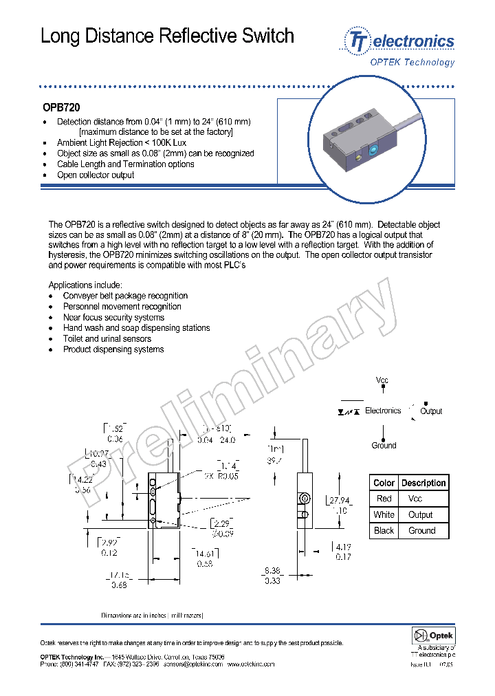 OPB720_1292359.PDF Datasheet