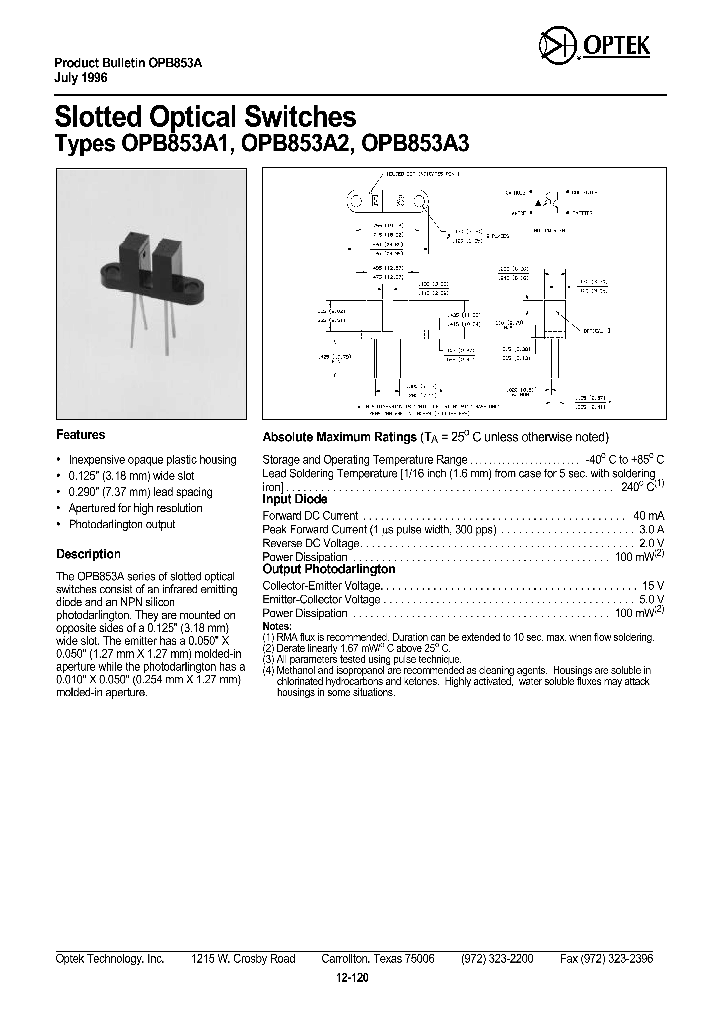OPB853A1_714498.PDF Datasheet