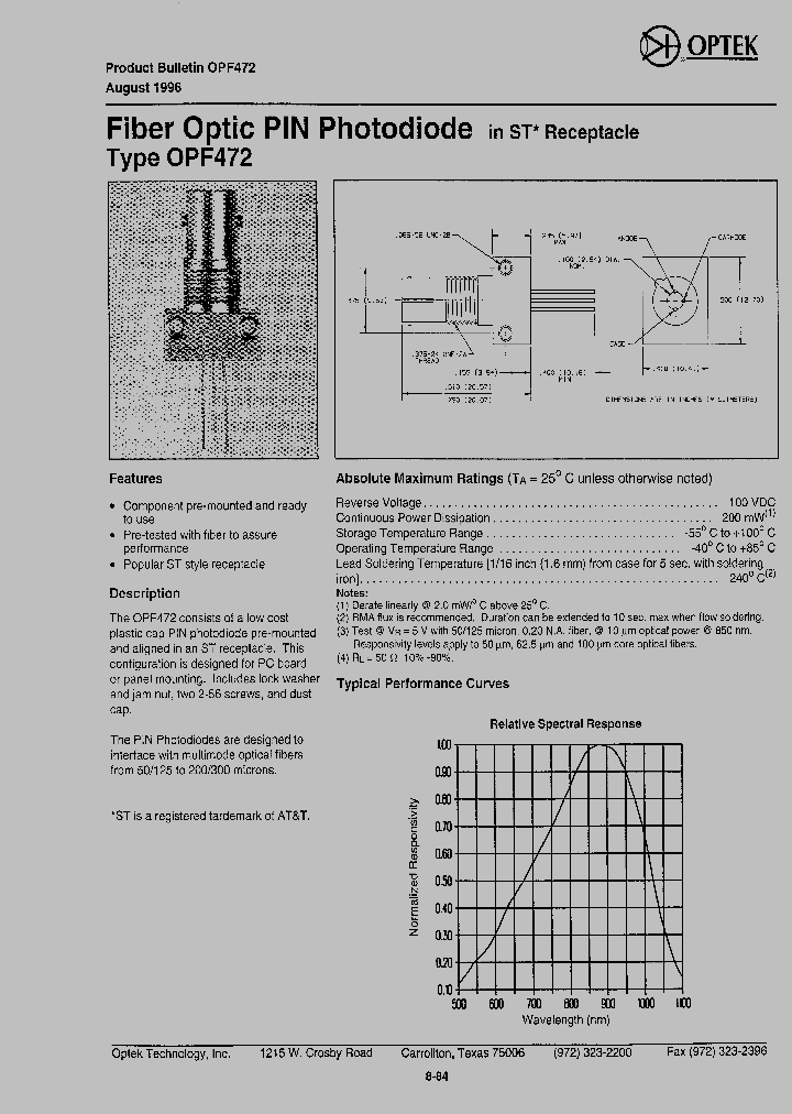OPF472_1292448.PDF Datasheet