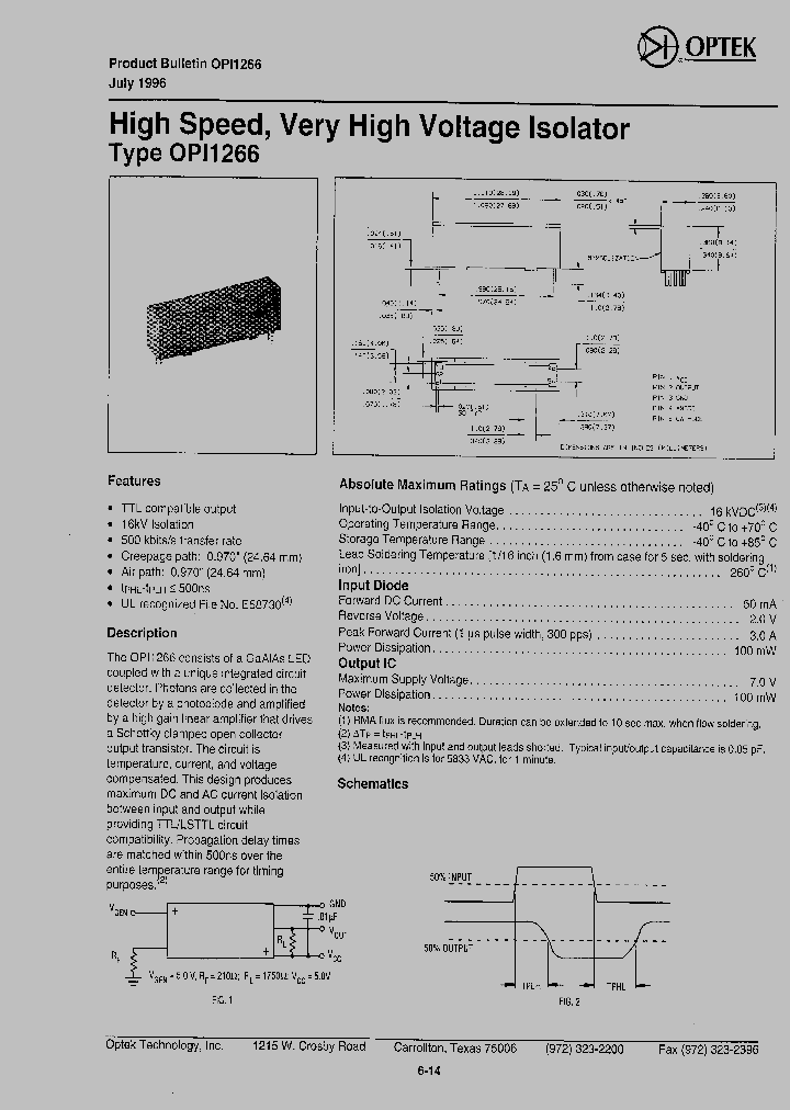 OPI1266_1158549.PDF Datasheet
