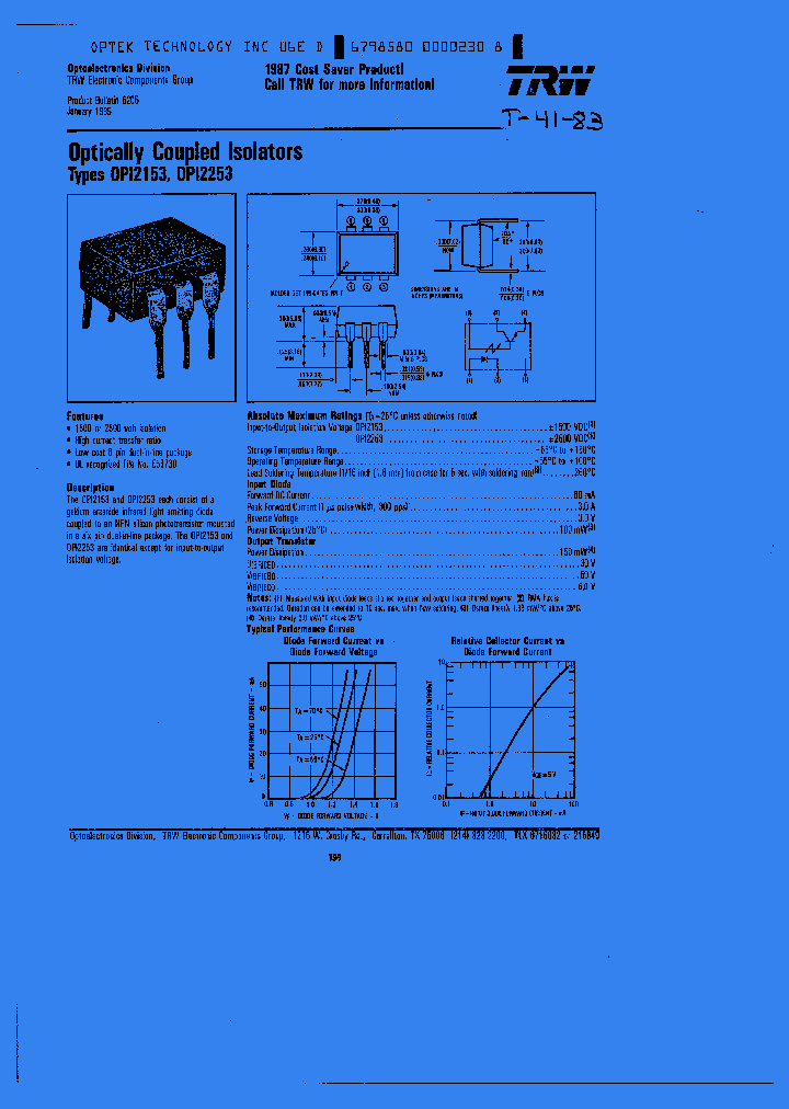 OPI2153_1160240.PDF Datasheet